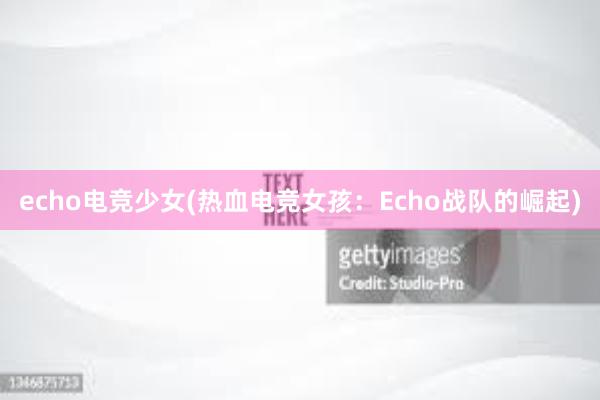 echo电竞少女(热血电竞女孩：Echo战队的崛起)