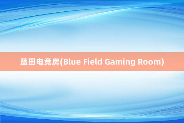 蓝田电竞房(Blue Field Gaming Room)