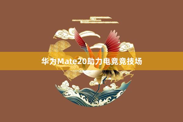 华为Mate20助力电竞竞技场