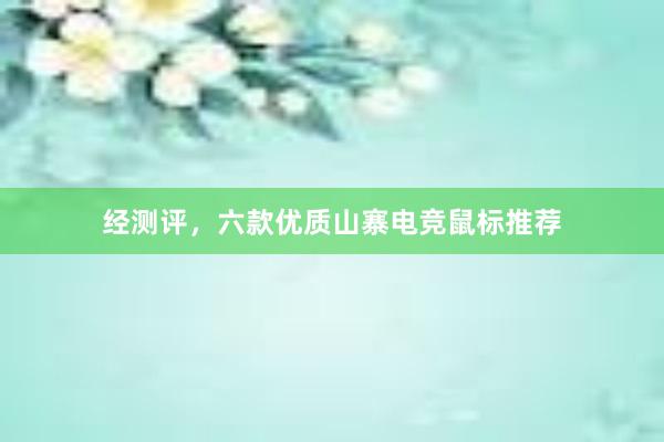 经测评，六款优质山寨电竞鼠标推荐